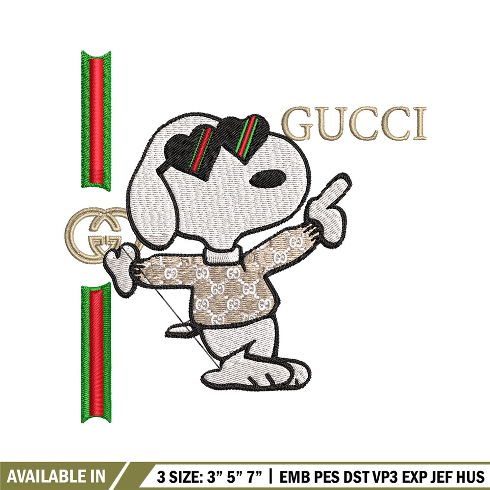 Dog gucci Embroidery Design, Gucci Embroidery, Embroidery File, Logo shirt, Sport Embroidery, Digital download..jpg