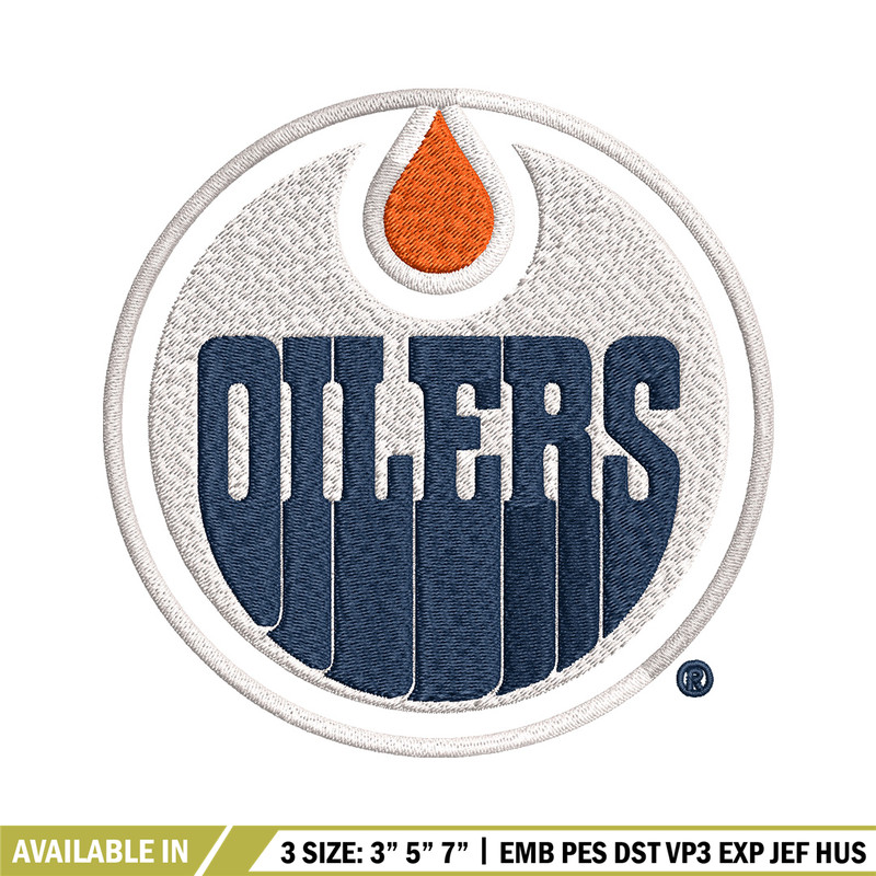 Edmonton Oilers logo Embroidery, NHL Embroidery, Sport embroidery, Logo Embroidery, NHL Embroidery design.jpg