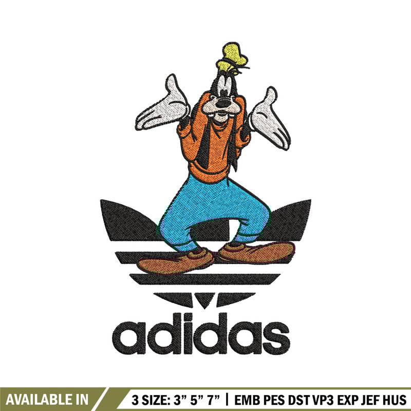 Goofy adidas Embroidery Design, Adidas Embroidery, Brand Embroidery, Embroidery File,Logo shirt,Digital download.jpg
