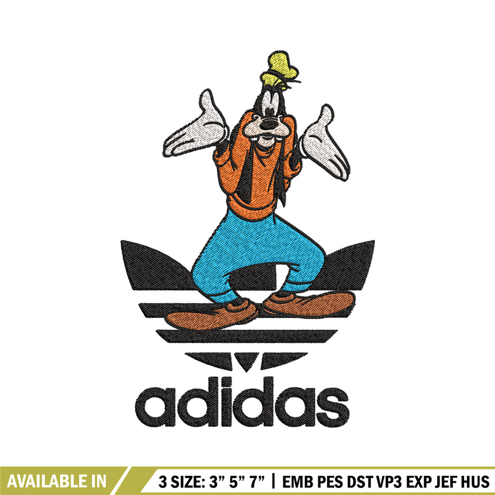 Goofy adidas Embroidery Design, Adidas Embroidery, Brand Embroidery, Embroidery File,Logo shirt,Digital download.jpg