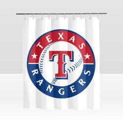 Texas Rangers Shower Curtain