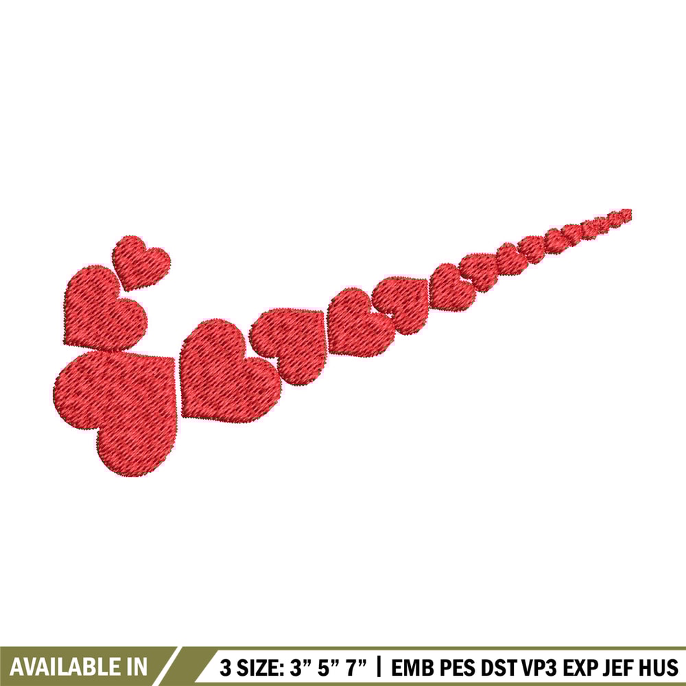 Heart nike logo Embroidery Design, Nike Embroidery, Brand Embroidery, Embroidery File, Logo shirt, Digital download.jpg