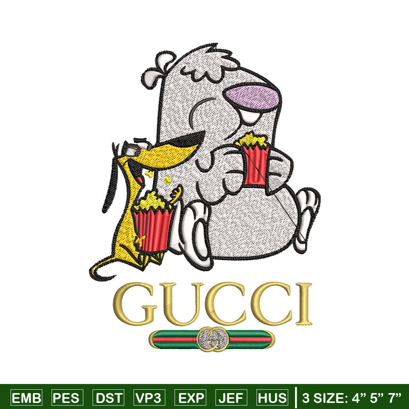 Cartoon Gucci Embroidery design, Cartoon Gucci Embroidery, cartoon design, Embroidery File, Gucci logo, Digital download.jpg
