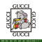 Cartoon Gucci Embroidery design, Cartoon Gucci Embroidery, cartoon design, Embroidery File, Gucci logo, Instant download.jpg