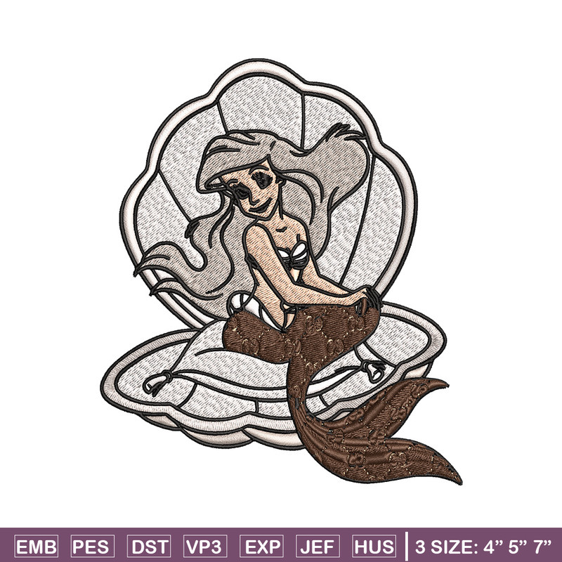 Mermaid gucci Embroidery Design, Gucci Embroidery, Embroidery File, Logo shirt,Sport Embroidery, Digital download.jpg