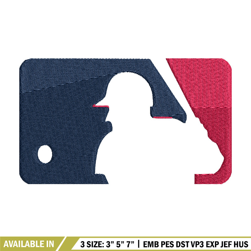 Major League Baseball logo Embroidery, MLB Embroidery, Sport embroidery, Logo Embroidery, MLB Embroidery design.jpg