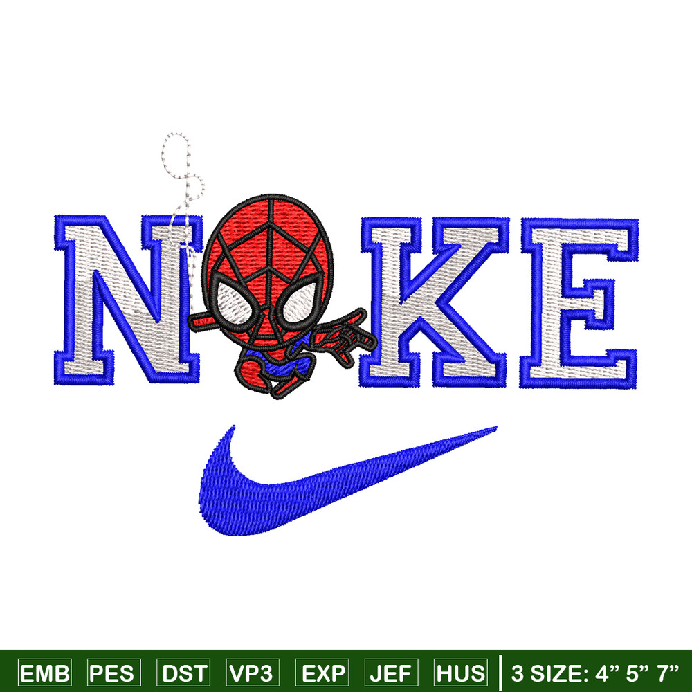 Chibi Spiderman embroidery design, Chibi Spiderman embroidery, logo design, embroidery file, Digital download..jpg
