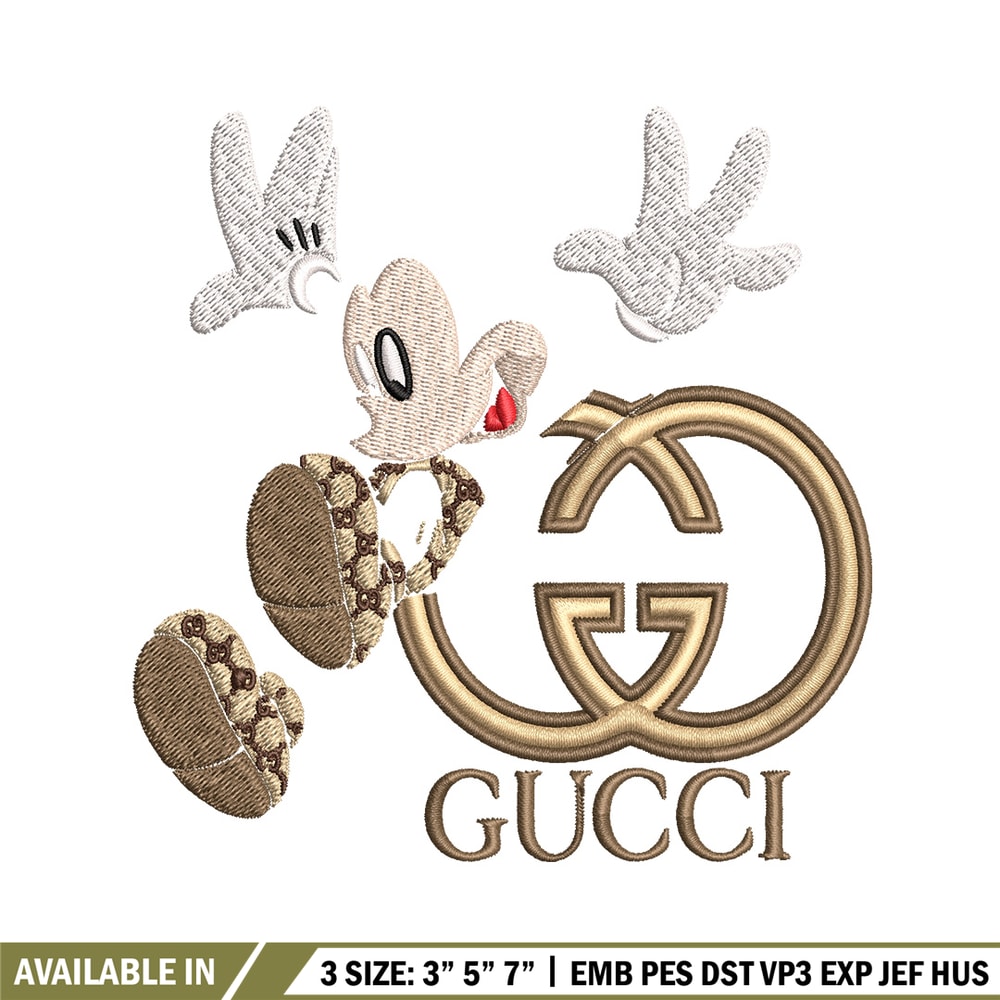 Mickey gucci Embroidery Design, Mickey Embroidery, Embroidery File, Logo shirt, Sport Embroidery, Digital download..jpg