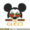Mickey head gucci Embroidery Design, Gucci Embroidery, Brand Embroidery, Logo shirt, Embroidery File, Digital download.jpg