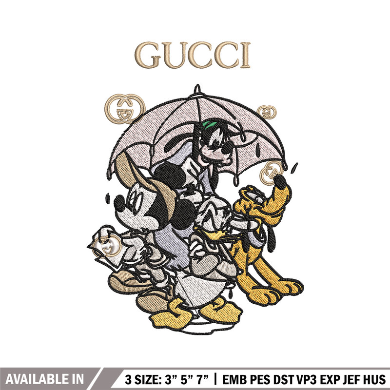 Mickey friends Embroidery Design, Gucci Embroidery, Brand Embroidery, Logo shirt, Embroidery File, Digital download.jpg