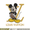 Mickey logo lv Embroidery Design, Lv Embroidery, Embroidery File, Brand Embroidery, Logo shirt, Digital download.jpg