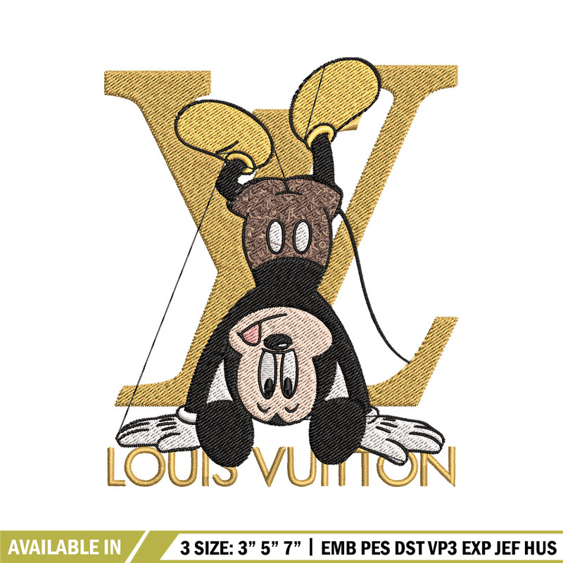 Mickey logo lv Embroidery Design, Lv Embroidery, Embroidery File, Disney Embroidery, Logo shirt, Digital download.jpg