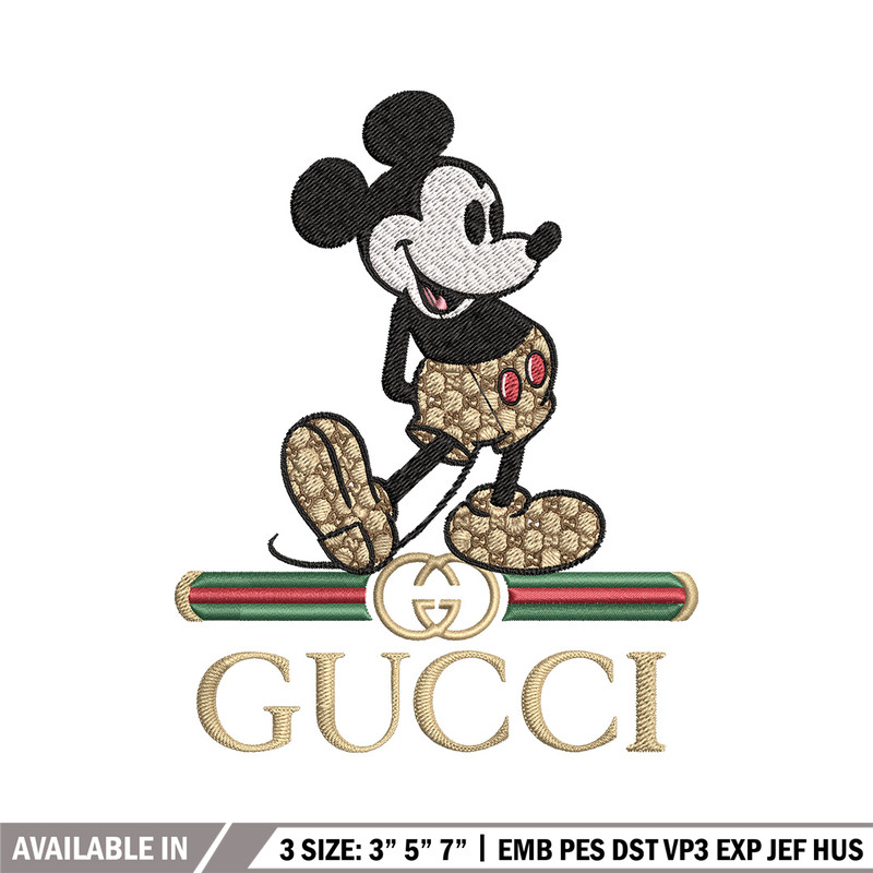 Mickey gucci Embroidery Design, Gucci Embroidery, Embroidery File,Logo shirt, Sport Embroidery,Digital download.jpg
