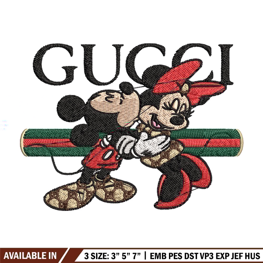 Mickey minnie Embroidery Design, Gucci Embroidery, Embroidery File, Logo shirt, Sport Embroidery, Digital download..jpg