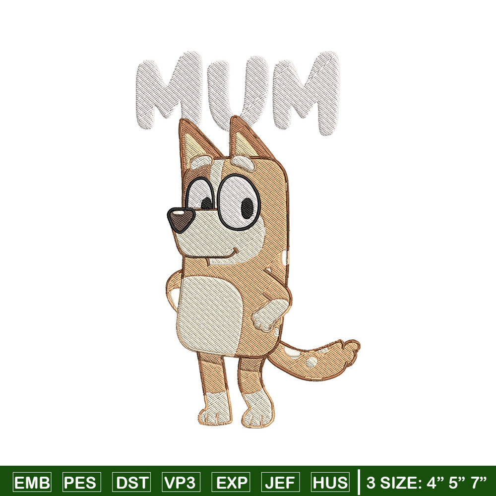 Chilli Heeler Embroidery, Bluey Cartoon Embroidery, cartoon Embroidery, Embroidery File, cartoon shirt, digital download.jpg