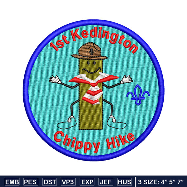 Chippy Hike logo embroidery design, Chippy Hike embroidery, embroidery file, logo design,  logo shirt, Digital download.jpg