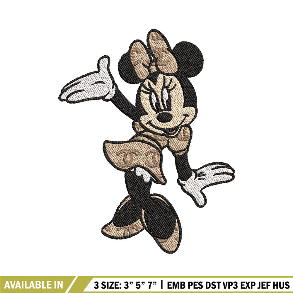 Minnie funny Embroidery Design, Gucci Embroidery, Brand Embroidery, Embroidery File, Logo shirt, Digital download.jpg
