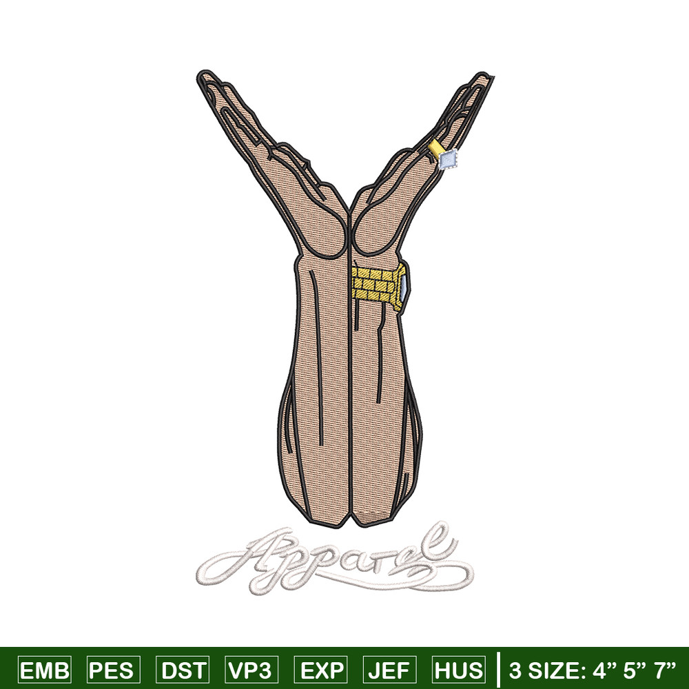 Clap embroidery design, Clap embroidery, logo design, Logo shirt, embroidery file, Digital download.jpg