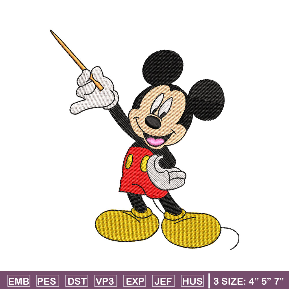 Mickey Mouse embroidery design, Mickey embroidery, logo design, Logo shirt, disney embroidery, Digital download.jpg