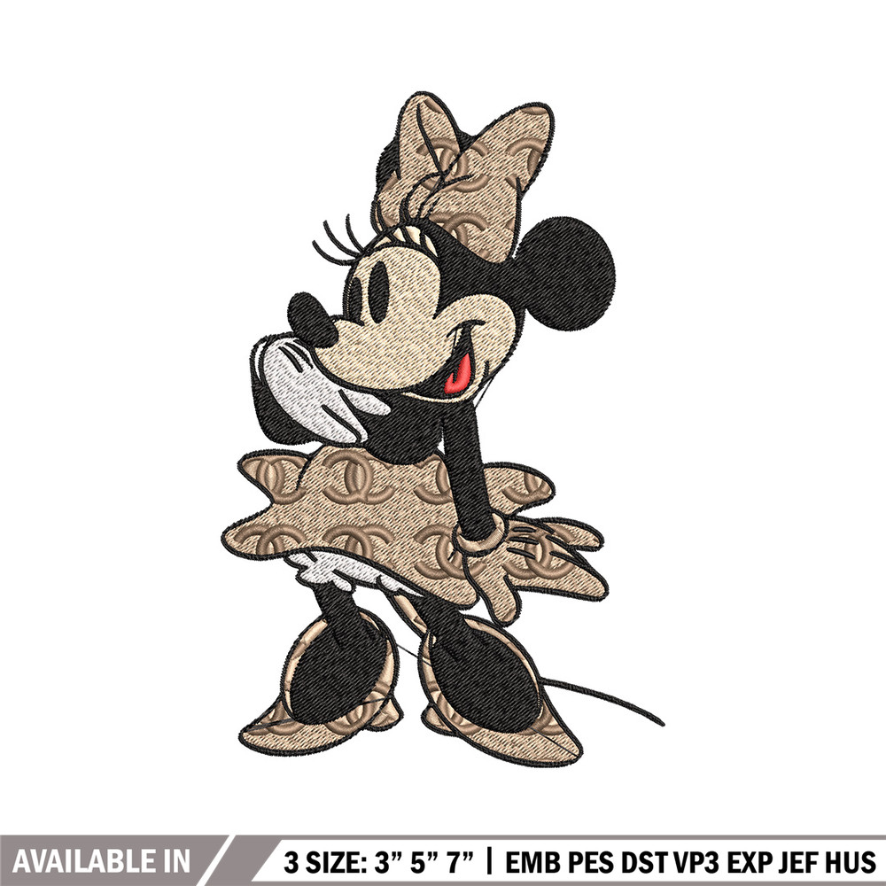 Minnie fun gucci Embroidery Design, Gucci Embroidery, Brand Embroidery, Logo shirt, Embroidery File, Digital download.jpg