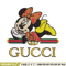 Minnie smile Embroidery Design, Gucci Embroidery, Brand Embroidery, Logo shirt, Embroidery File, Digital download.jpg