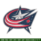Columbus Blue Jackets logo Embroidery, NHL Embroidery, Sport embroidery, Logo Embroidery, NHL Embroidery design.jpg
