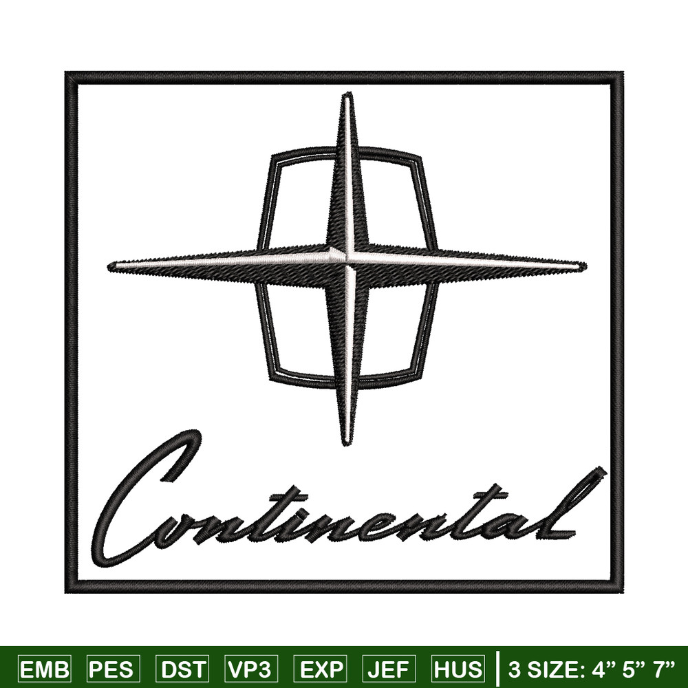 Continental logo embroidery design, Continental logo embroidery, logo design, embroidery file, Digital download..jpg