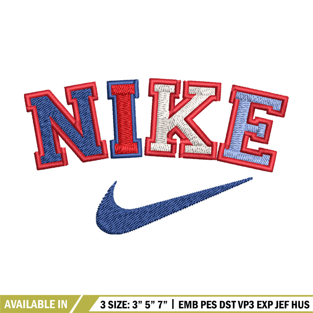 Nike color Embroidery Design, Brand Embroidery, Nike Embroidery, Embroidery File, Logo shirt, Digital download.jpg