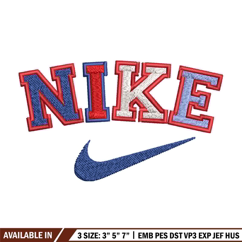 Nike color Embroidery Design, Brand Embroidery, Nike Embroidery, Embroidery File, Logo shirt, Digital download.jpg