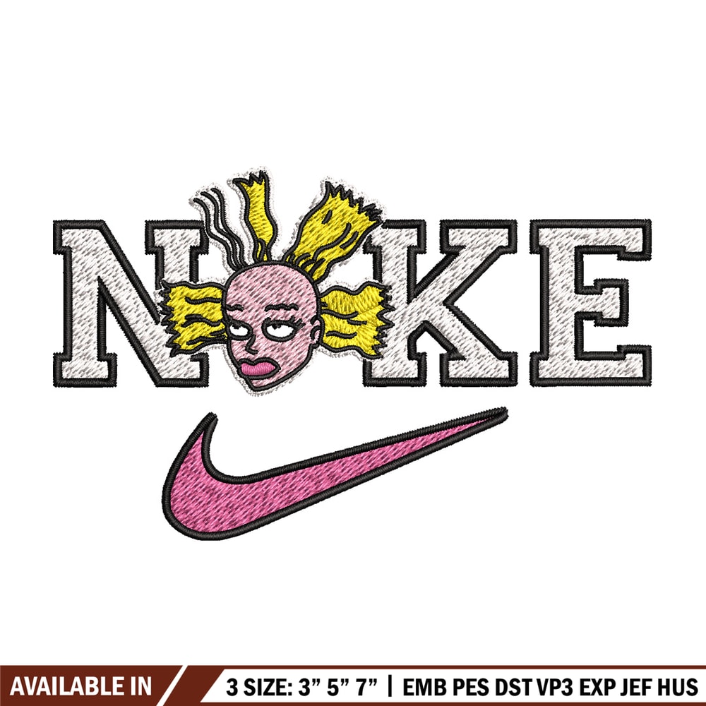 Nike funny girl Embroidery Design, Brand Embroidery, Nike Embroidery, Embroidery File, Logo shirt, Digital download.jpg