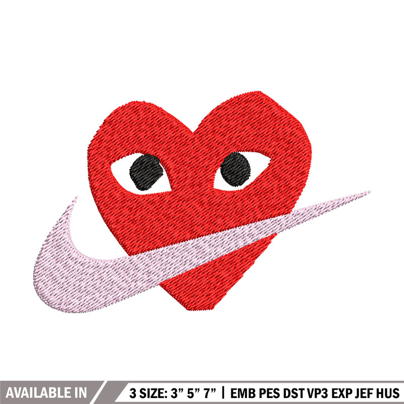 Nike eyes heart Embroidery Design, Nike Embroidery, Brand Embroidery, Embroidery File, Logo shirt, Digital download.jpg