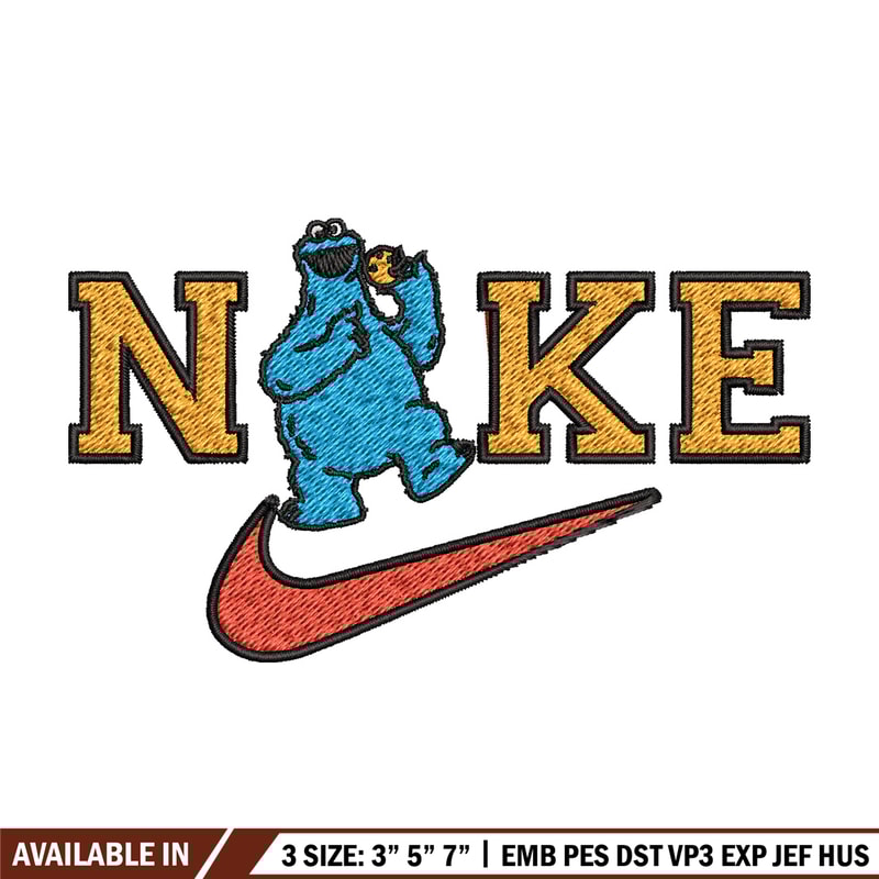 Nike green cartoon Embroidery Design, Nike Embroidery, Brand Embroidery, Embroidery File, Logo shirt, Digital download.jpg