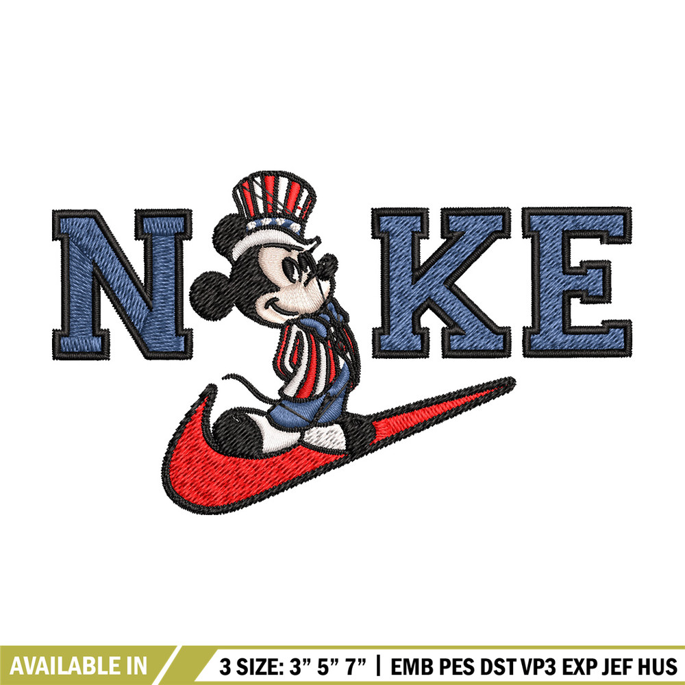 Nike mickey Embroidery Design, Brand Embroidery, Nike Embroidery, Embroidery File, Logo shirt, Digital download.jpg