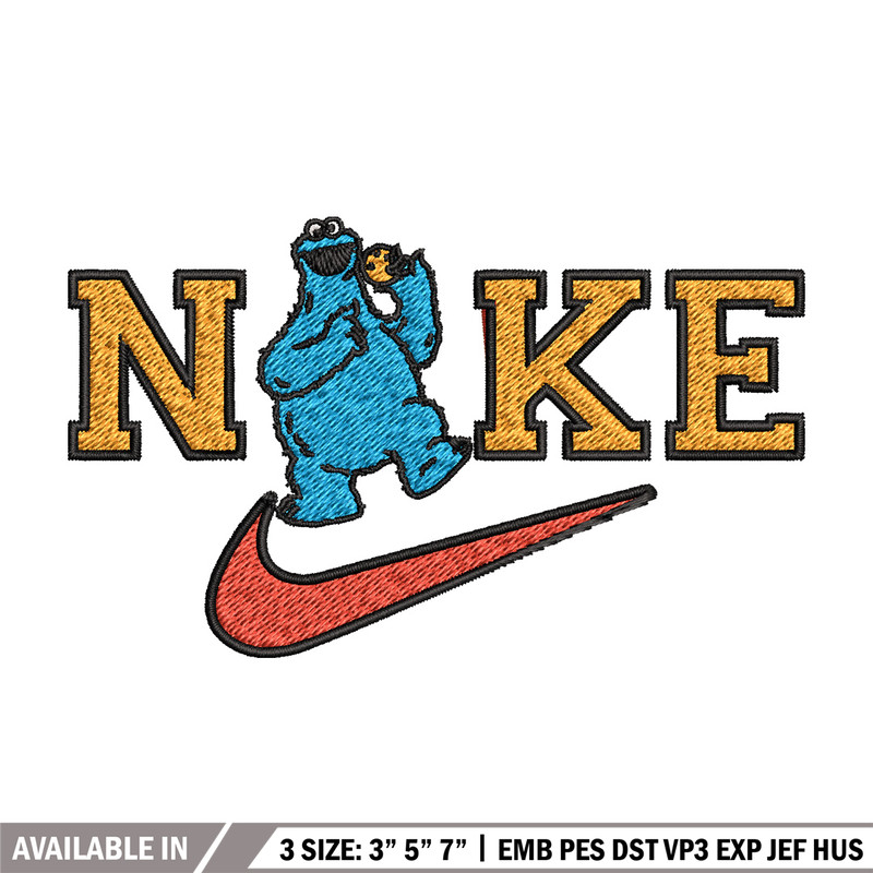 Nike green cartoon Embroidery Design, Nike Embroidery, Brand Embroidery, Embroidery File, Logo shirt, Digital download.jpg