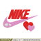 Nike pink love Embroidery Design, Brand Embroidery, Nike Embroidery, Embroidery File, Logo shirt, Digital download.jpg