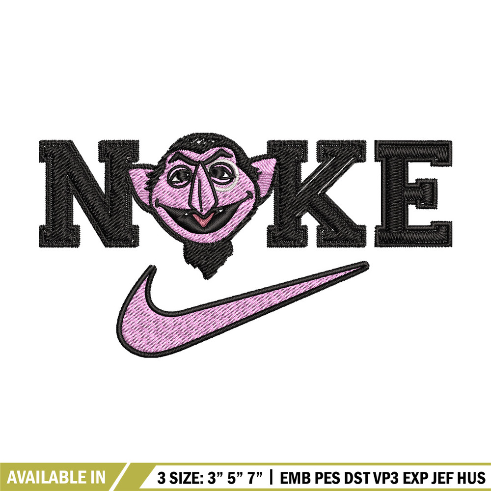 Nike purple cartoon Embroidery Design, Nike Embroidery, Brand Embroidery, Embroidery File, Logo shirt, Digital download.jpg