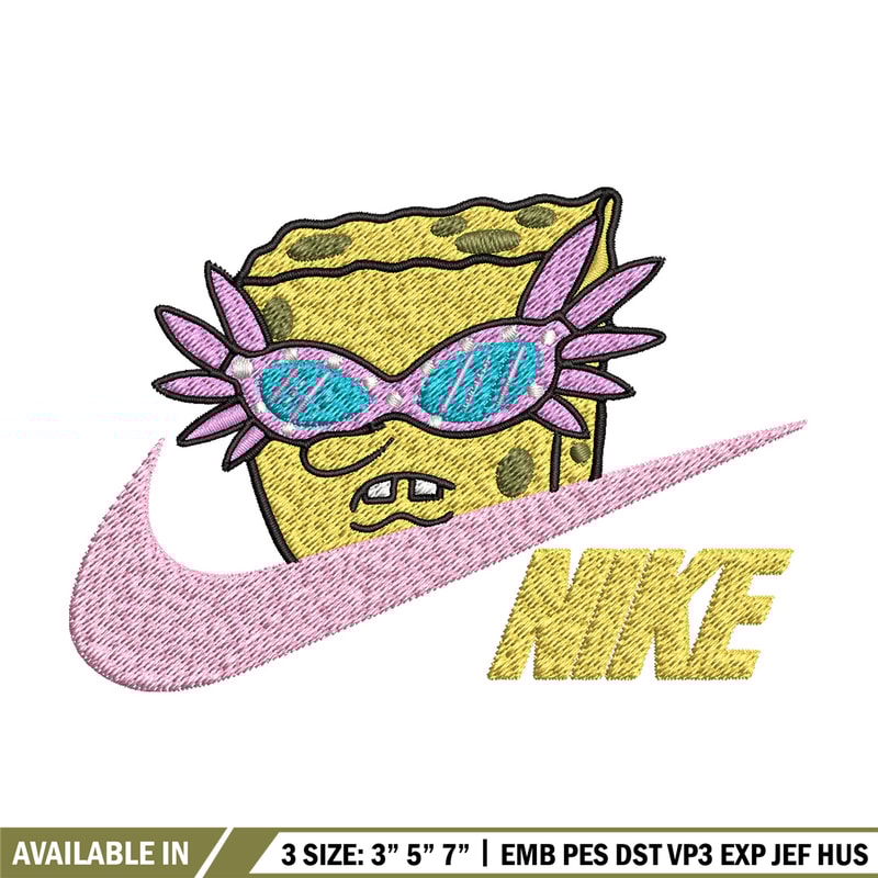 Nike spongebob Embroidery Design, Nike Embroidery, Brand Embroidery, Embroidery File, Logo shirt, Digital download.jpg