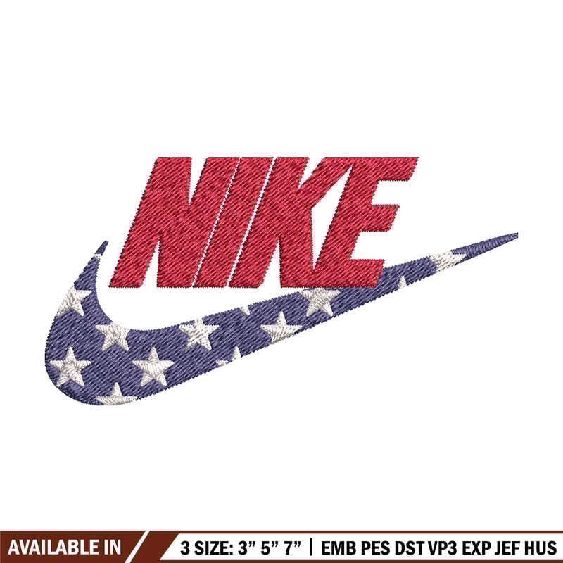 Nike red x star Embroidery Design, Brand Embroidery, Nike Embroidery, Embroidery File, Logo shirt, Digital download.jpg
