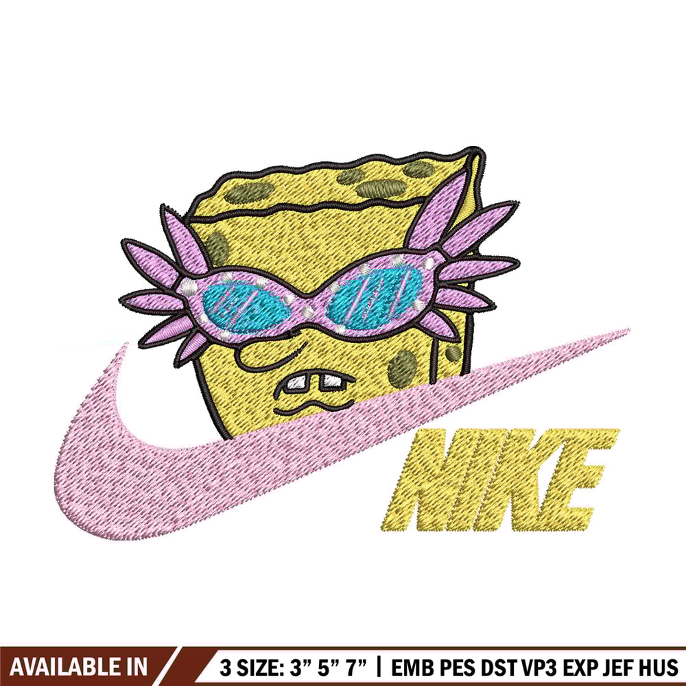 Nike spongebob Embroidery Design, Nike Embroidery, Brand Embroidery, Embroidery File, Logo shirt, Digital download.jpg