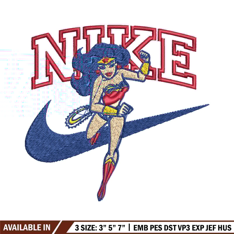 Nike wonder woman Embroidery Design, Brand Embroidery, Nike Embroidery, Embroidery File, Logo shirt,Digital download.jpg