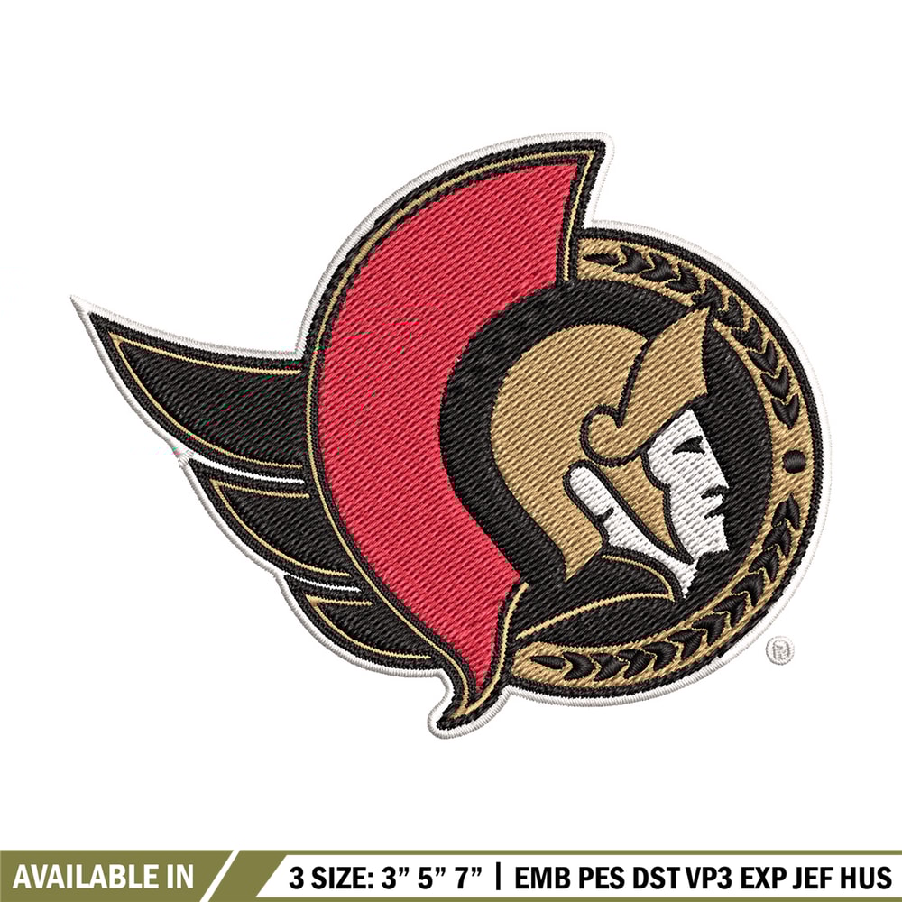 Ottawa Senators logo Embroidery, NHL Embroidery, Sport embroidery, Logo Embroidery, NHL Embroidery design.jpg