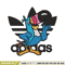 Parrot adidas Embroidery Design, Adidas Embroidery, Brand Embroidery, Embroidery File, Logo shirt, Digital download.jpg