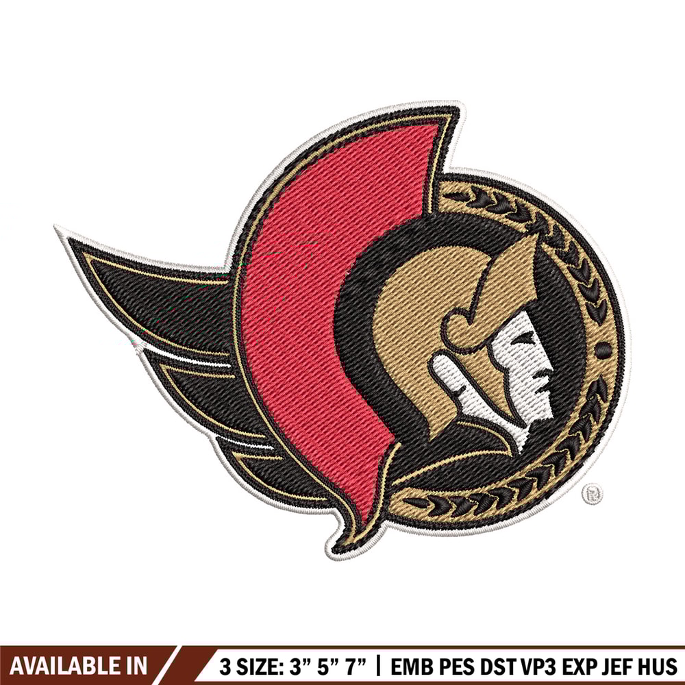Ottawa Senators logo Embroidery, NHL Embroidery, Sport embroidery, Logo Embroidery, NHL Embroidery design.jpg