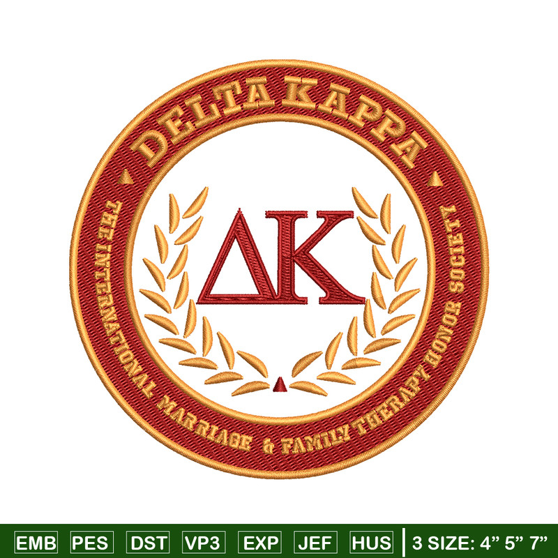 Delta Kappa embroidery design, Delta Kappa Logo embroidery, logo design, embroidery file, logo shirt, Digital download.jpg