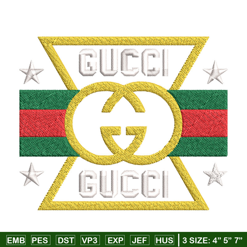 Design gucci Embroidery Design, Gucci Embroidery, Brand Embroidery, Logo shirt, Embroidery File, Digital download.jpg