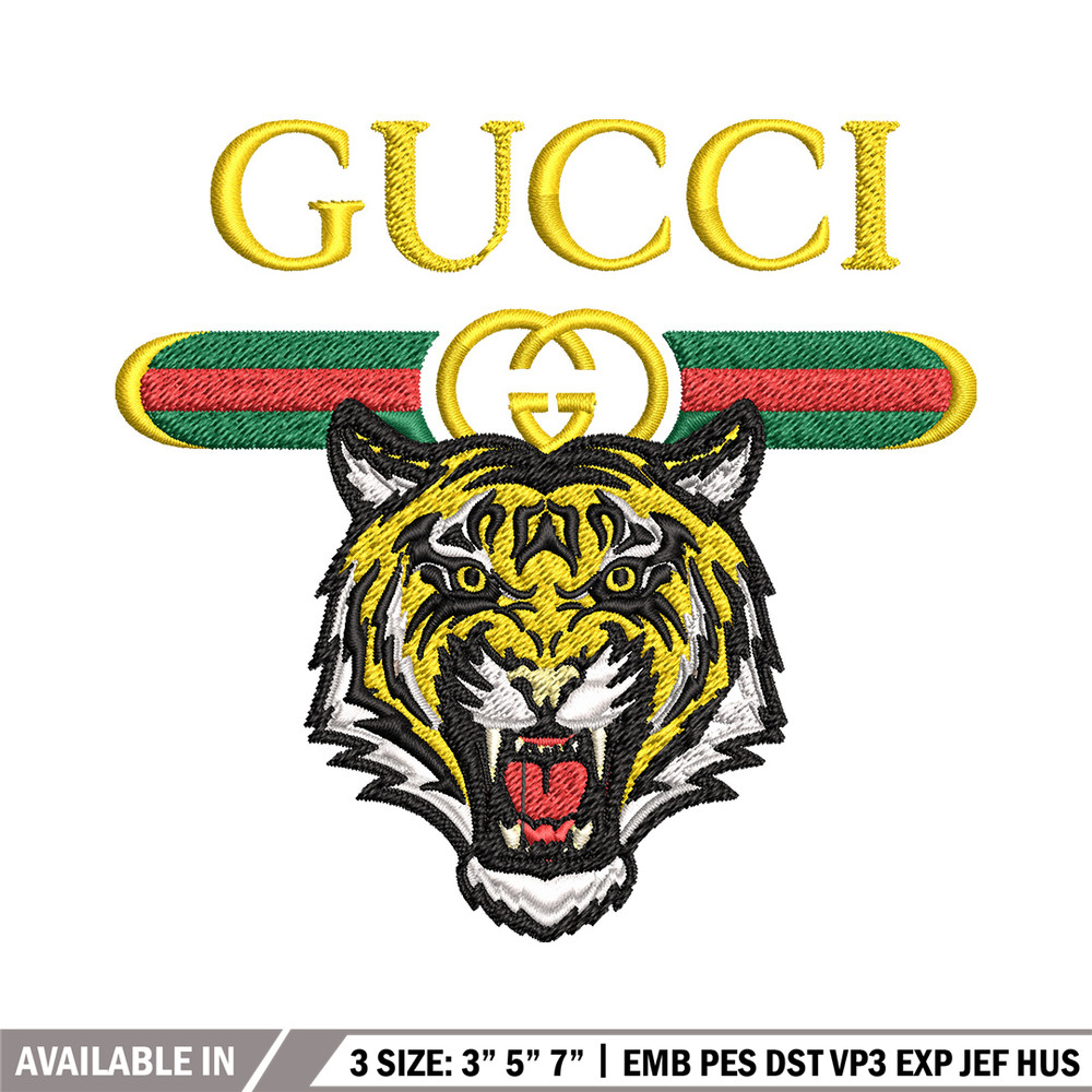 Tiger gucci Embroidery Design, Gucci Embroidery, Brand Embroidery, Logo shirt, Embroidery File, Digital download.jpg
