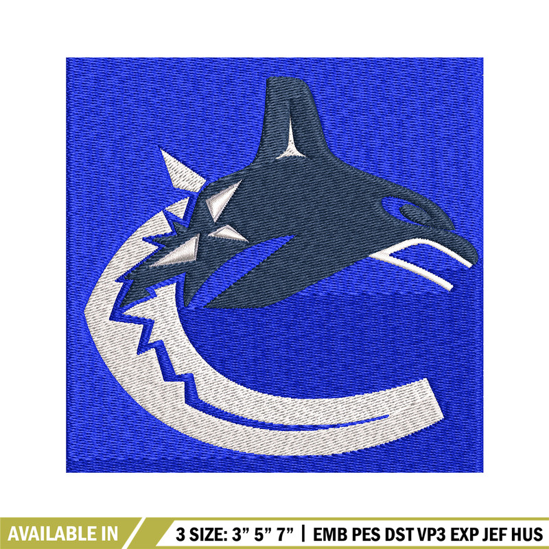 Vancouver Canucks logo Embroidery, NHL Embroidery, Sport embroidery, Logo Embroidery, NHL Embroidery design..jpg