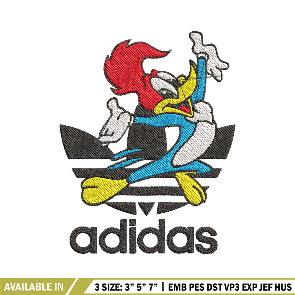 Woody cartoon Embroidery Design, Adidas Embroidery, Embroidery File, Brand Embroidery, Logo shirt, Digital download.jpg