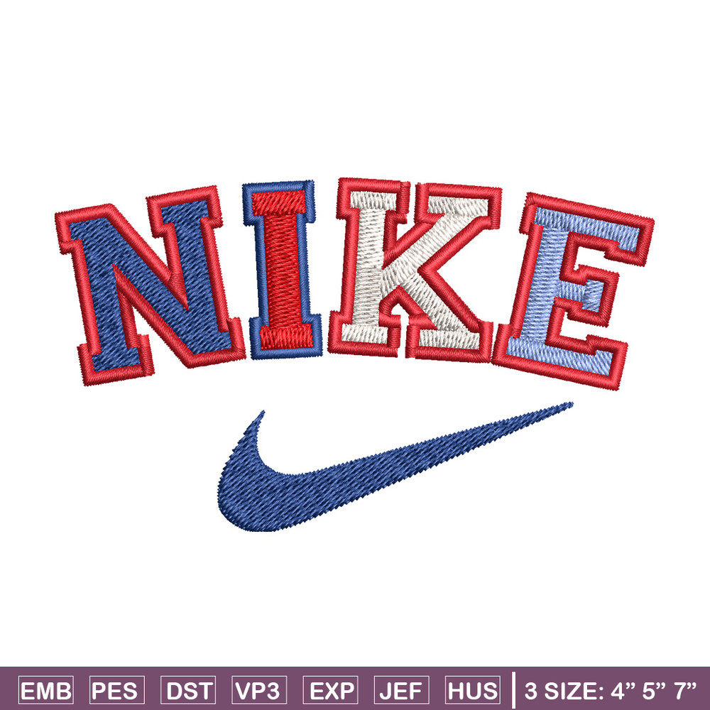 Nike color Embroidery Design, Brand Embroidery, Nike Embroidery, Embroidery File, Logo shirt, Digital download.jpg