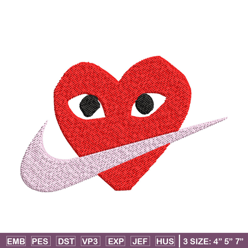 Nike eyes heart Embroidery Design, Nike Embroidery, Brand Embroidery, Embroidery File, Logo shirt, Digital download.jpg